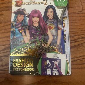 Descendants 2 fashion design sketchbook